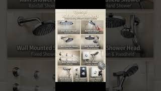 All Types of Bathroom Showers Explained! 🚿💧 Rain, Handheld, Electric, Power Shower #gulftechbyshani