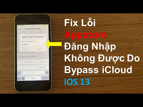 Video Fix Lỗi Appstore Đăng Nhập Không Được Do Bypass iCloud - youtube