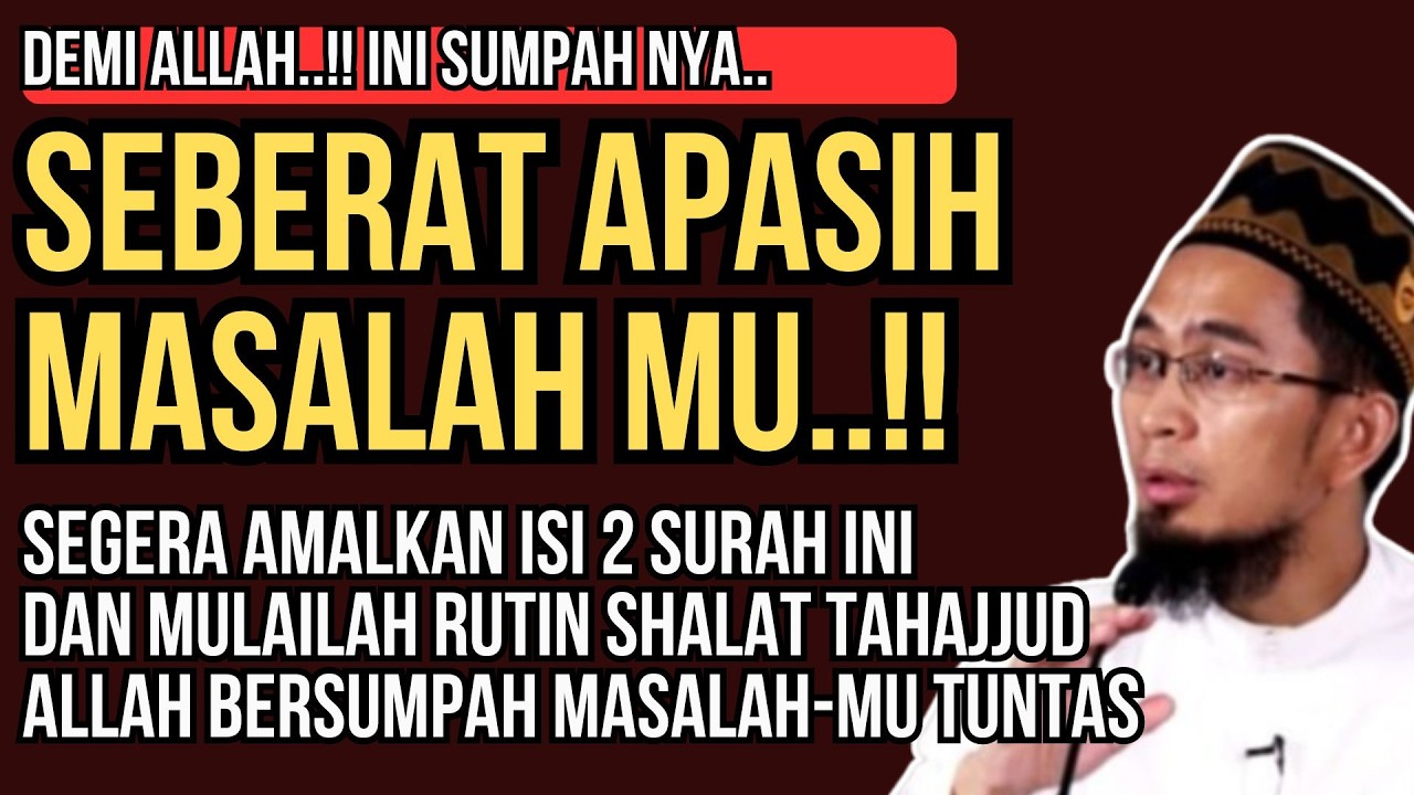 Rahasia Tahajud Mustajab & Amalkan Surah Ini dengan Benar | Ustadz Adi Hidayat