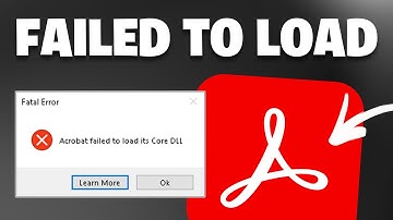 How To Fix Adobe Acrobat Failed to Load Its Core DLL Error | NEW 2025✅
