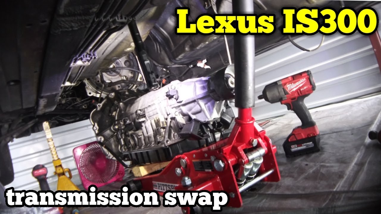 Lexus IS300 transmission and header (part 2) YouTube