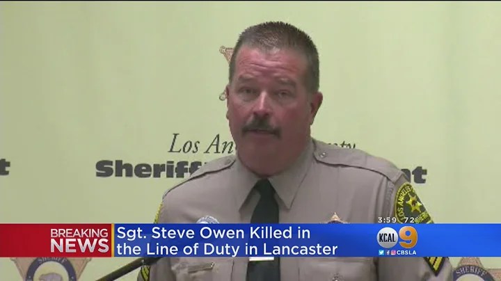 LA County Sheriff's Sergeant Dies In Lancaster Sho...
