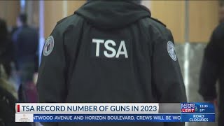 TSA record number of guns in 2023