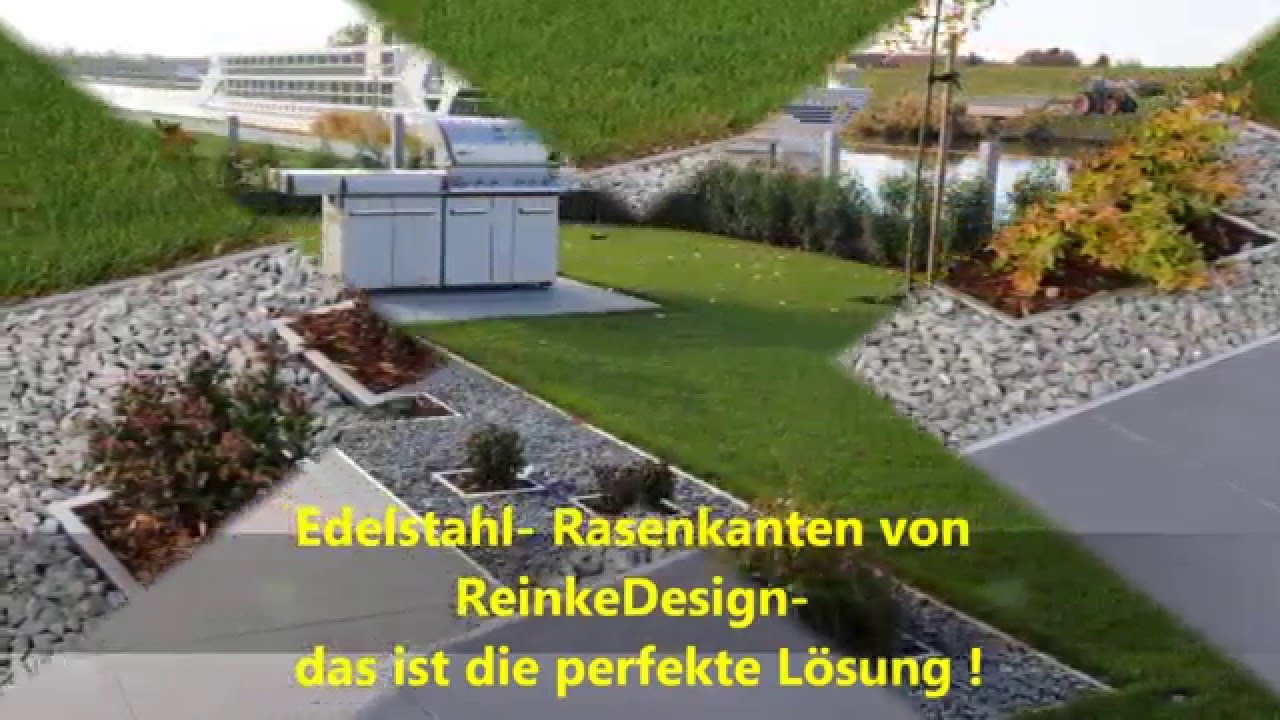 Rasenkanten Beetumrandungen Reinkedesign Perfektion In Edelstahl Youtube