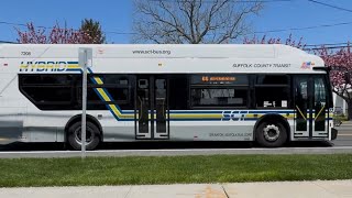 EXCLUSIVE: Suffolk County Transit Bus 7208 - 2026 New Flyer Xcelsior XDE35 on the 66 to Riverhead RR