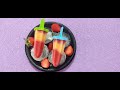 Try this healthy strawberry fruitsicle treat for kidspopsiclefruit candyice candy