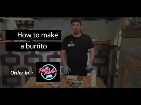 How to make a burrito