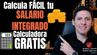 🆕  Ejemplo de cómo CALCULAR el salario diario INTEGRADO 👉 salario diario integrado Video honesto