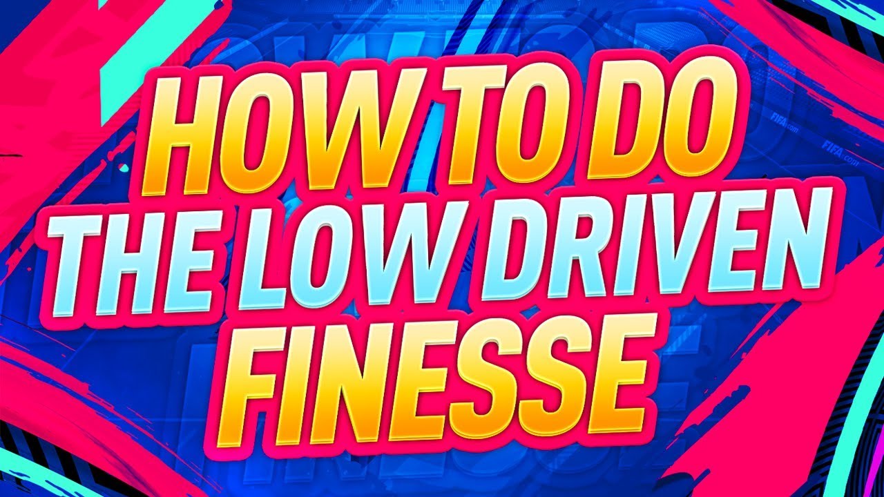 HOW TO DO THE LOW DRIVEN FINESSE IN FIFA 19 (GAME BREAKING!?!)