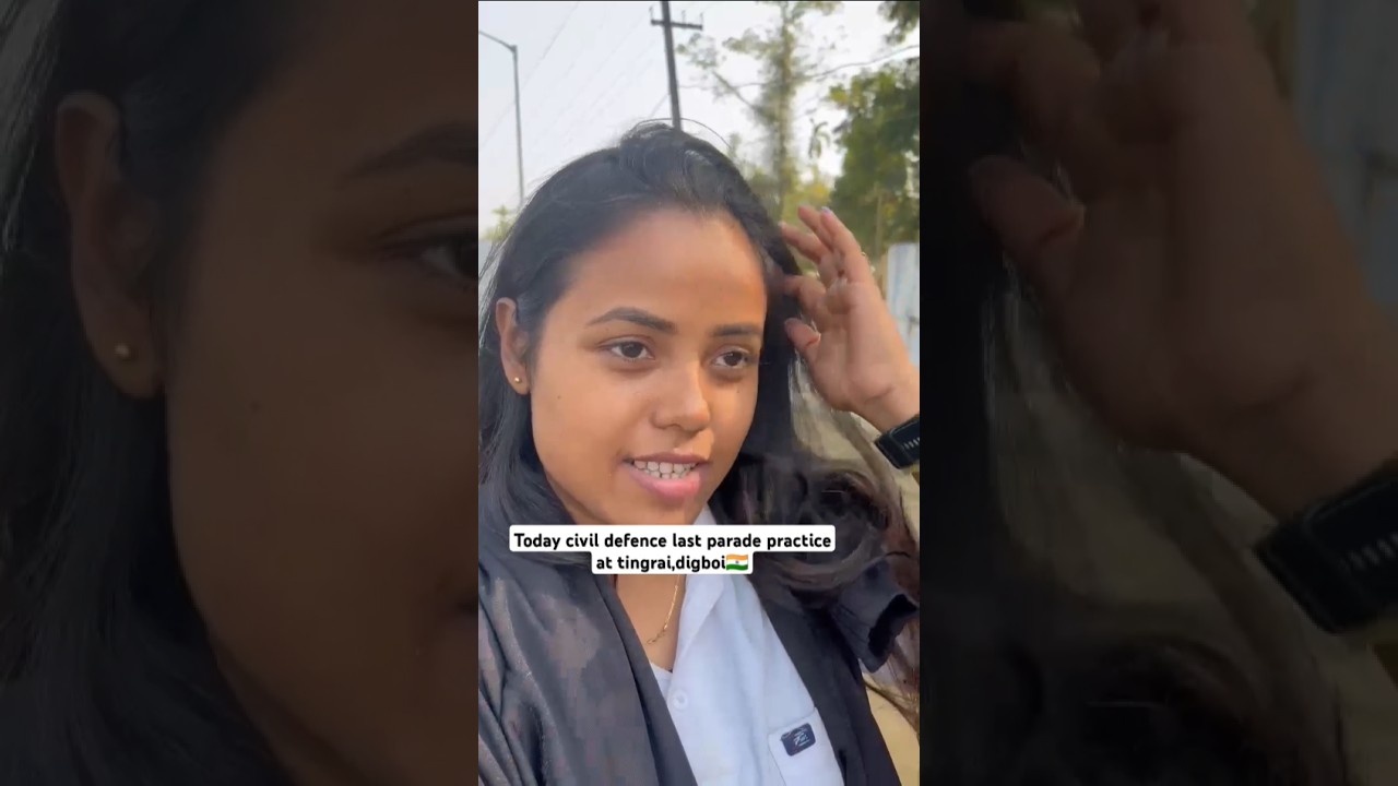 last parade practice 🇮🇳 #assamcivildefence #minivlog #assampolice #homegaurd #republicday #tingrai