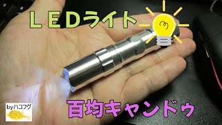 百均ショップのキャンドゥで購入したＬＥＤライトを紹介します。