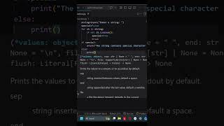 79 Special Character Checker using python |@learnwithmejay