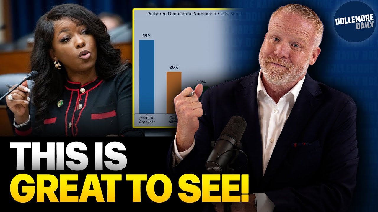 Jasmine Crockett’s Poll Numbers in Texas Have Republicans IN A FULL-FLEDGED FREAK OUT!!!