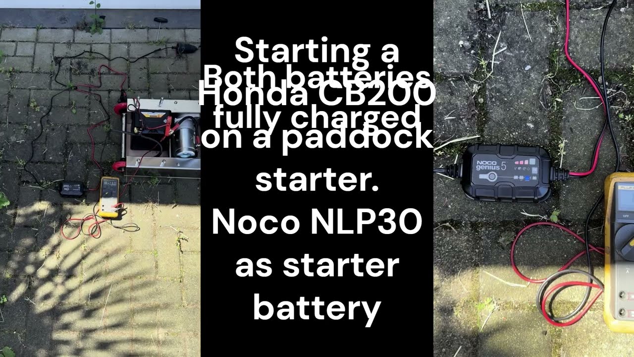 Noco NLP30 on paddock starter - YouTube