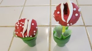 Super Mario Piranha Plant Cake Pops - Quake N Bake
