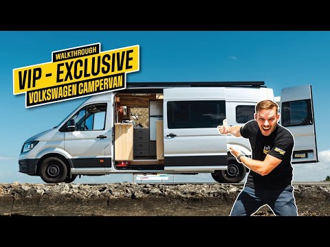 INSANE HOME ON WHEELS - VOLKSWAGEN CRAFTER CAMPERVAN WALKTHROUGH
