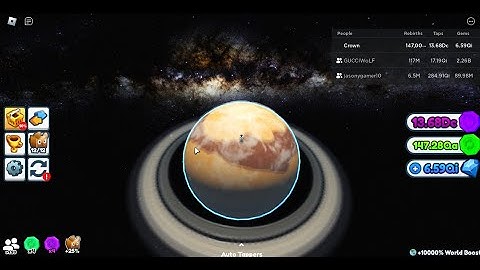 New Space Update (Tapping Simulator)