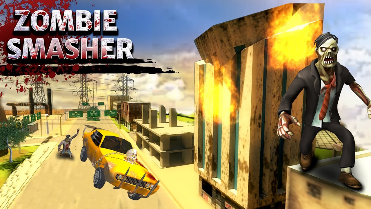 Zombie Car Smasher 3D (by 9xt Play Studios) Android Gameplay [HD] YouTube