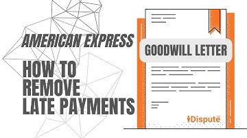 American Express - How Remove Late Payments - Goodwill Letter - iDispute - Online Document Creator