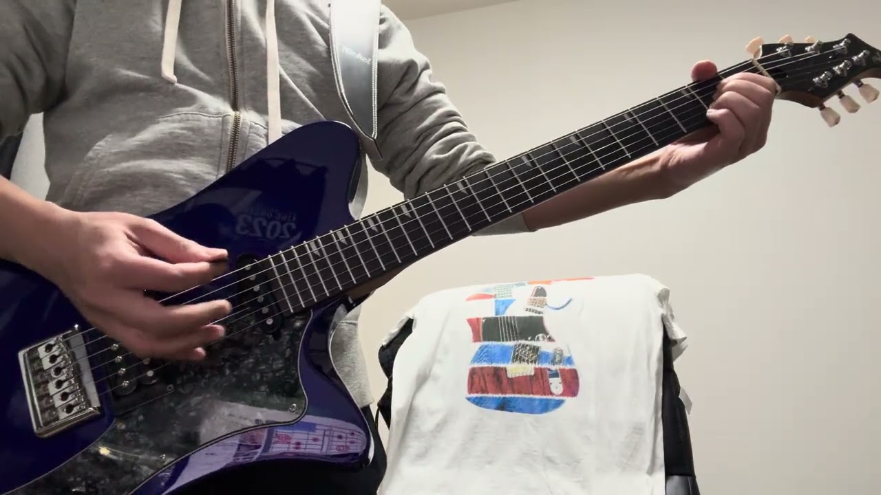 【14日目】萩原悠先生　エレキギター　コードチェンジトレーニング