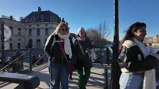 Paris Winter Walk ❄️🇫🇷 | Beautiful Streets of Paris in Winter | 4K SLOW TV