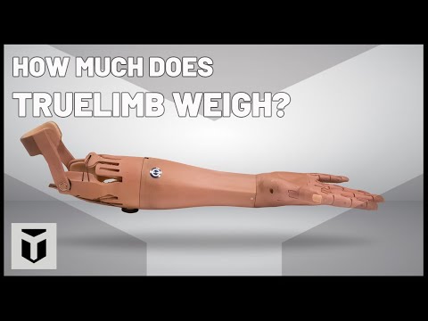 Unlimited Tomorrow TrueLimb 3D Printed Prosthetic Arm Weight