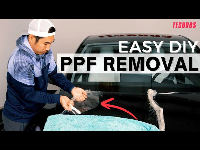 How To Remove Paint Protection Film (PPF) At Home Fast - DIY Tips