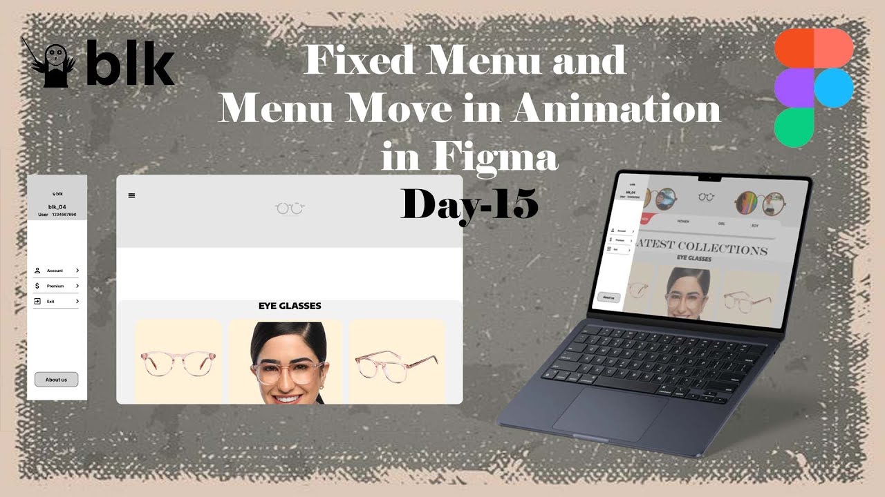 Day-15 | 30 days 30 Figma Tricks |Fixed Menu and Menu Move in Animation ...