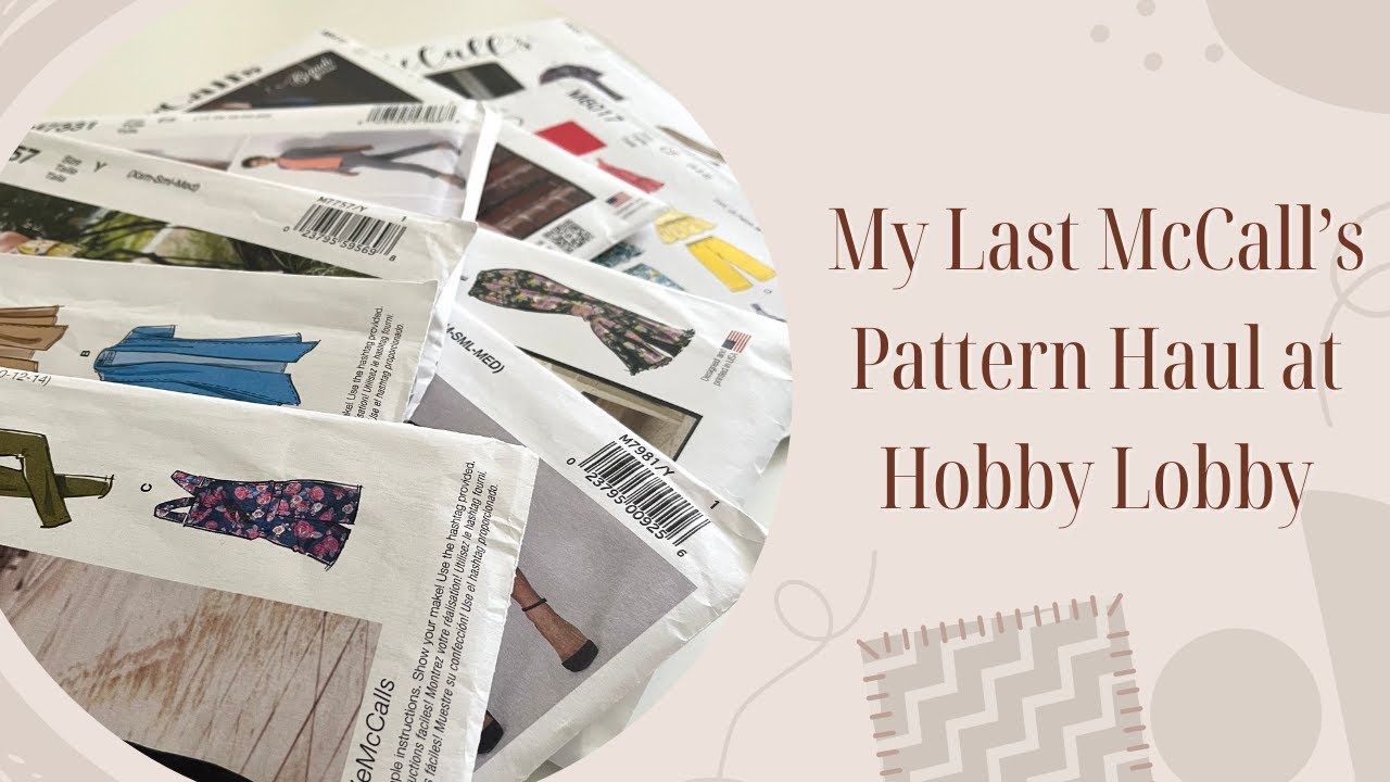 Мой последний улов McCall's Pattern в Hobby Lobby