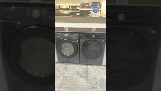 2 Samsung front load electric dryers brushed black