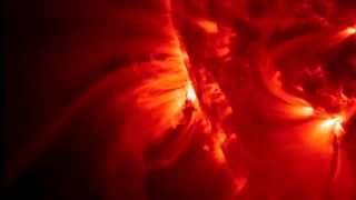 Dark Plasma Cloud Floats Over Suns Surface Space Science Video