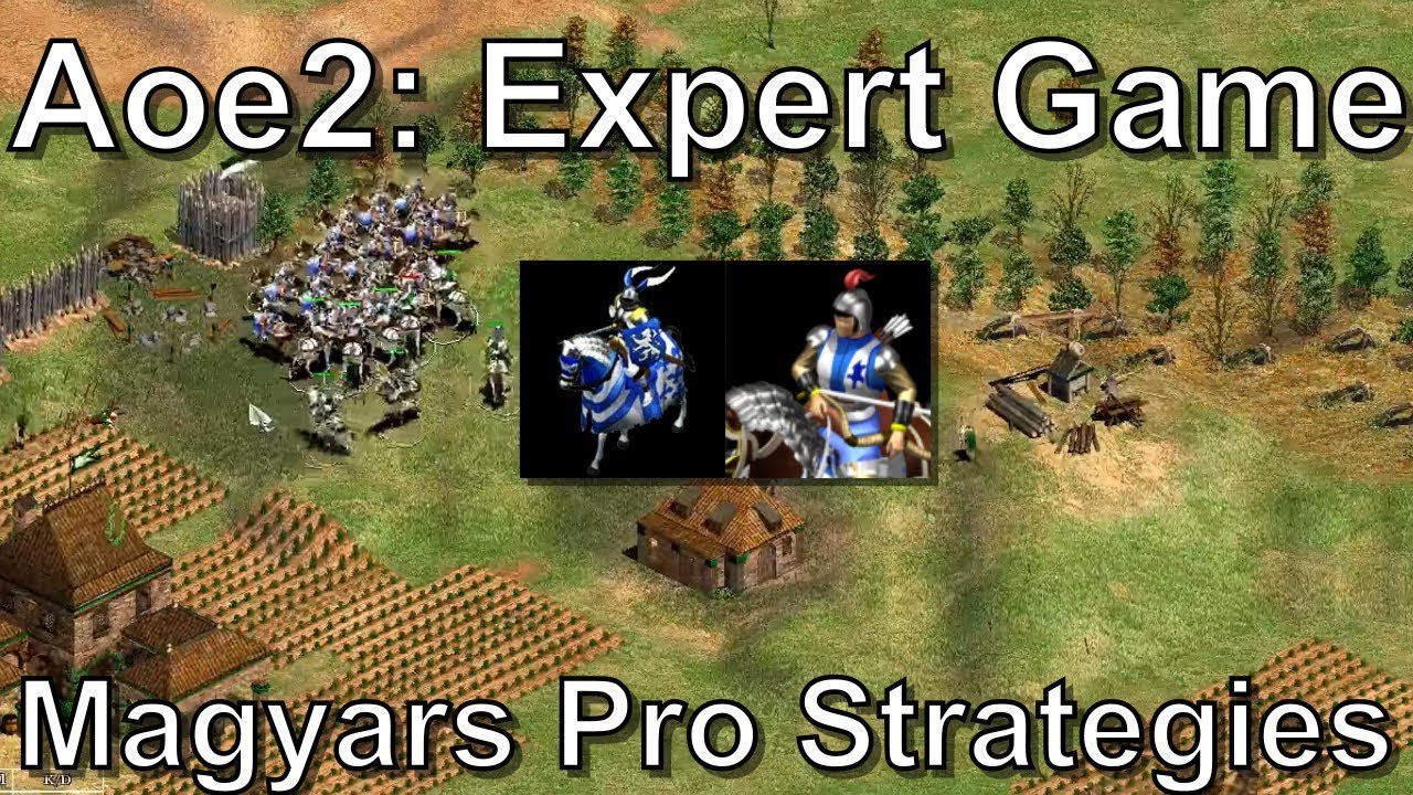 Aoe2 Experts Magyars Cavalry Archers vs Knights (Rushes) YouTube