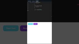 ✨ Floating Bubble Sort Visualization | HTML CSS JavaScript