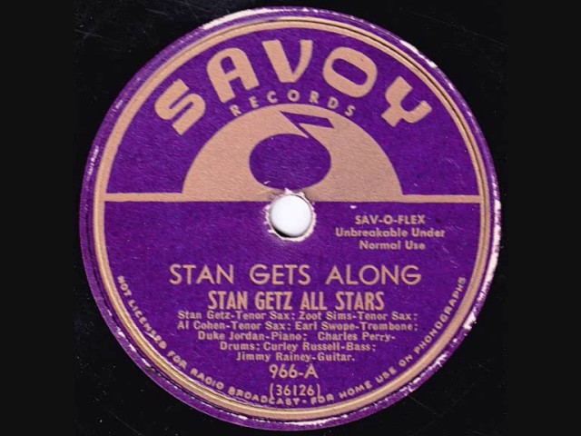 STAN GETZ - Stan Gets Along