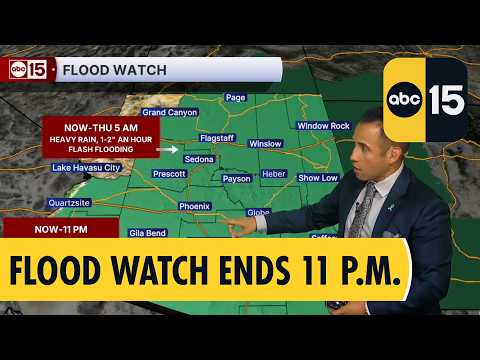 Flood Watch in the Valley until 11 p.m.