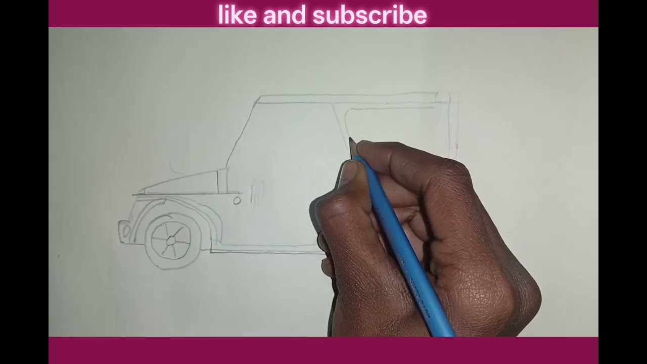 Mahindra Thar painting 🚘 