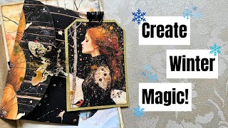 Plan & Create with me: Make Beautiful Winter Journal Pages! ❄