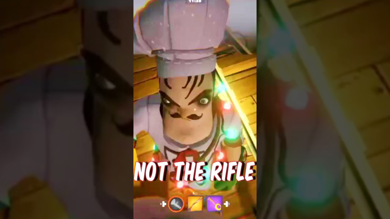 BUTCHER NEIGHBOR: NOT THE RIFLE! (SECRET NEIGHBOR)