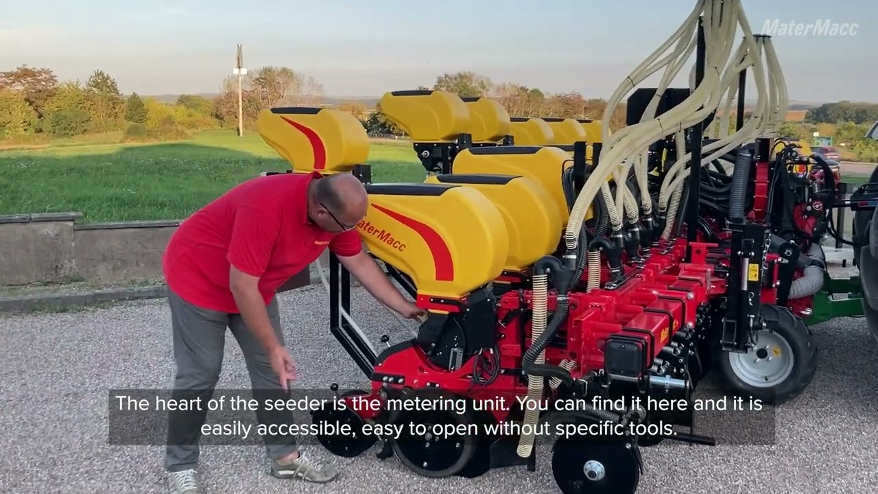MS8230 precision planter 12 rows with Easy-Set system. Advantages | MATERMACC