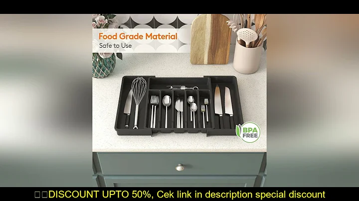 Expandable Utensil Tray Silverware Spoon Organizer Drawer Cover Adjustable Cutlery Tray Drawer Organ