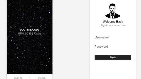 Login Template | HTML | CSS | JQuery
