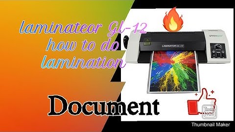 Best lamination machine in india /LAMINATOR xl-12