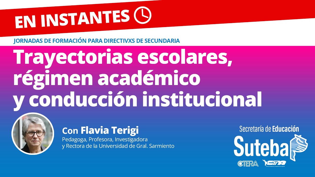 JORNADAS DE FORMACIÓN PARA DIRECTIVXS DE SECUNDARIA