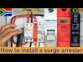 How to wire a type 2 surge arrester into a distribution board  factors to consider  south africa