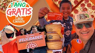 PIZZA GRATIS TODO EL ANO Asi se Vivio la Apertura de Little Caesars en Cd Constitucion