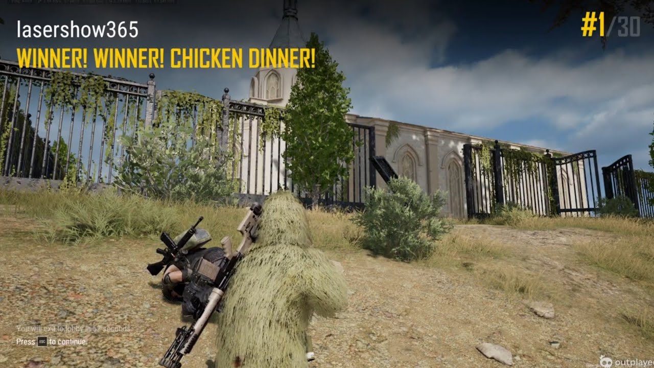 Bush Wookie FTW - PUBG Winner Winner 