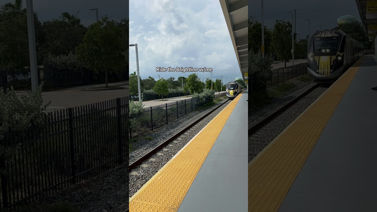 Brightline train from Mia to FLL 