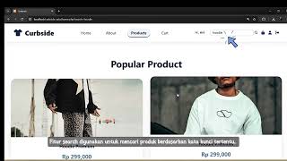 Demo Website E-Commerce Curbside – Tugas Akhir Mata Kuliah Pemrograman Web