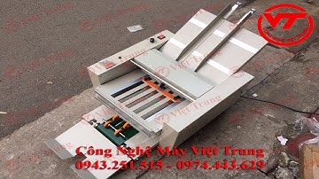 Máy gấp toa thuốc ... | Công Ty TNHH Việt Trung