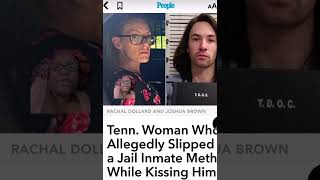 Woman charged with murder after kiss of death.
